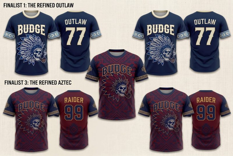 Refined Outlaw and Refined Aztec jersey finalists